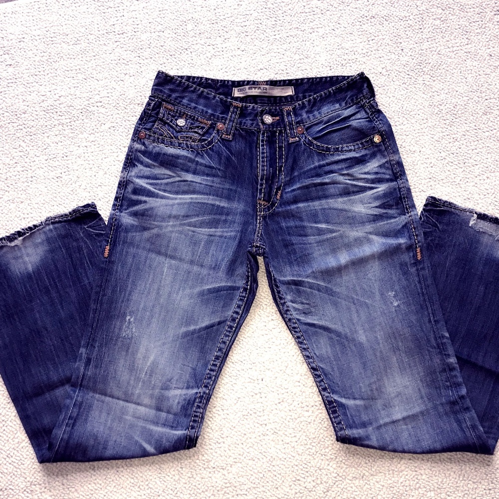 Mens Big Star Buckle 34 x 36 Jeans